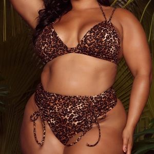 Cheetah Print Two-Piece Bikini